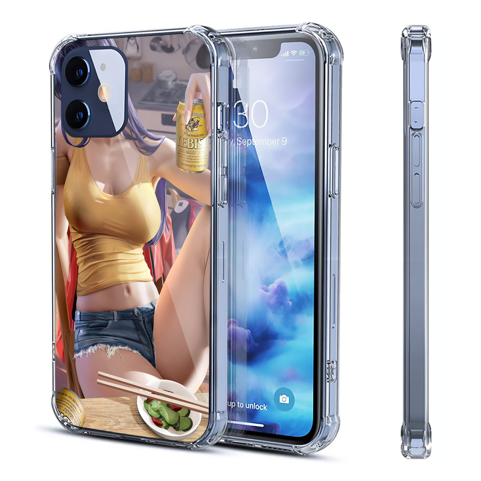 （画像用） EVA 新世紀エヴァンゲリオン 【iPhone 12シリーズ対応】透明スマホケース（クリアソフトケース）